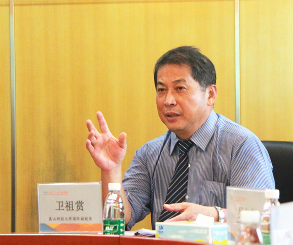 合作新展望 友谊树长青 台湾�山科技大学副校长来访我校